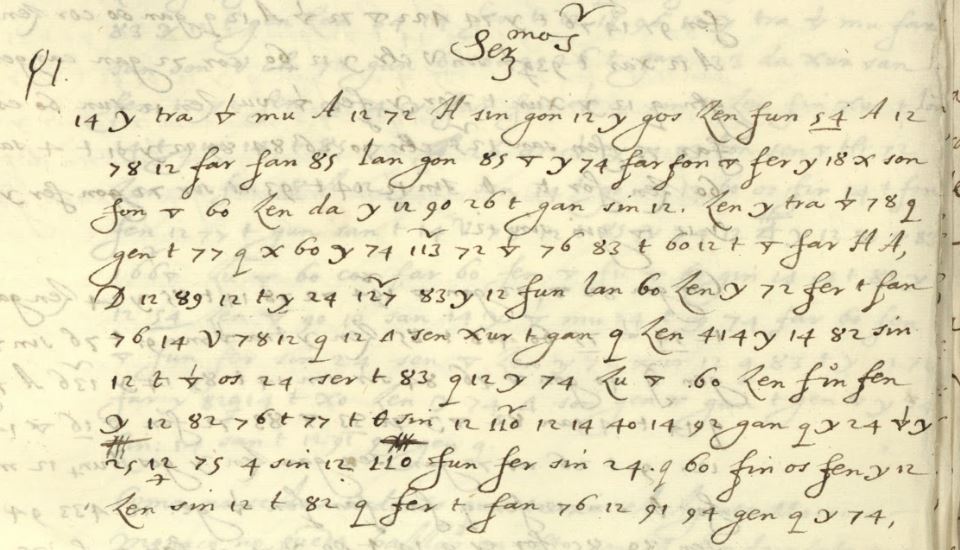 Fragmento de carta de Oñate al archiduque Alberto