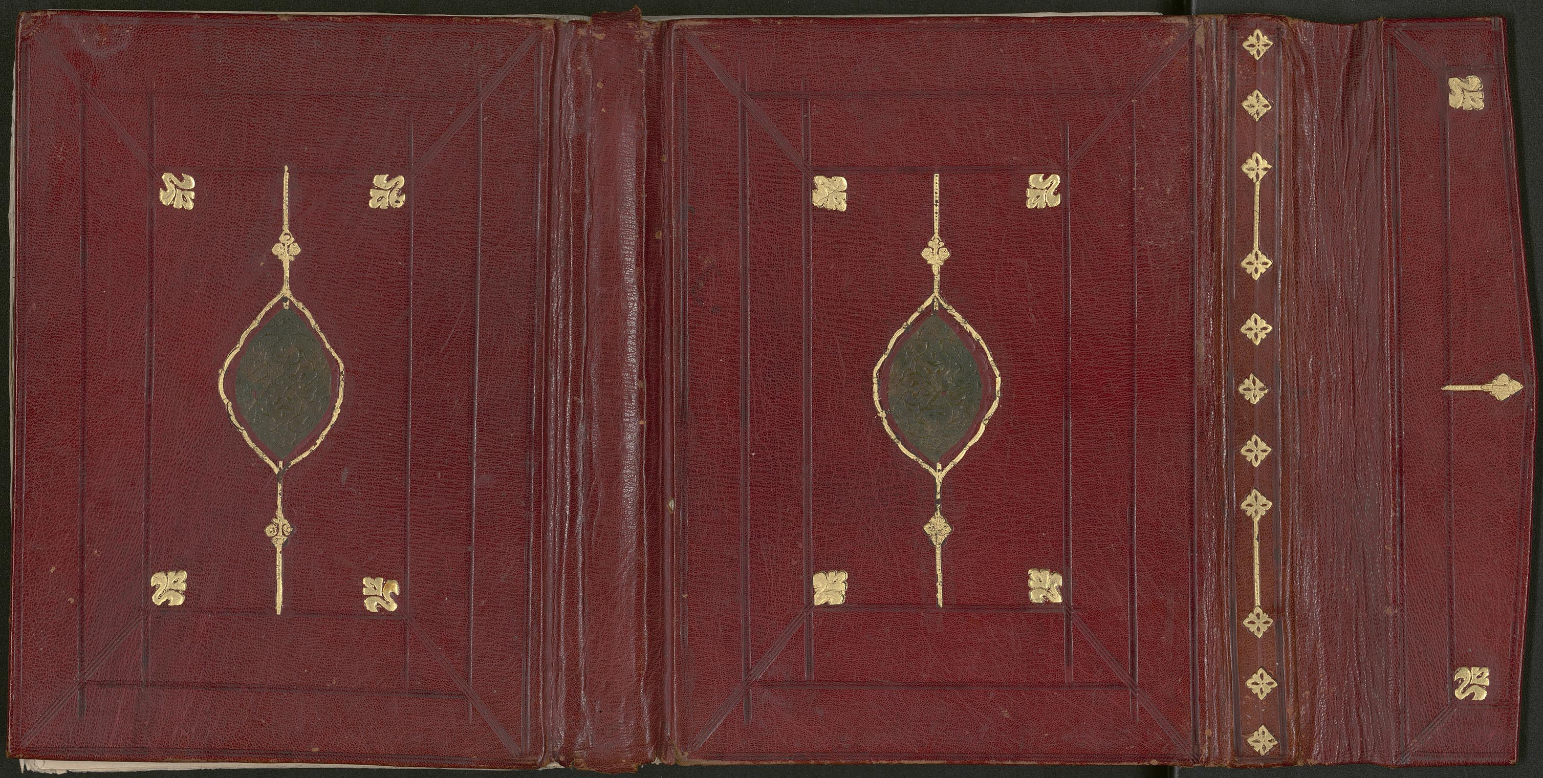 Encuadernación de piel granate. Sig: CS2/MS251